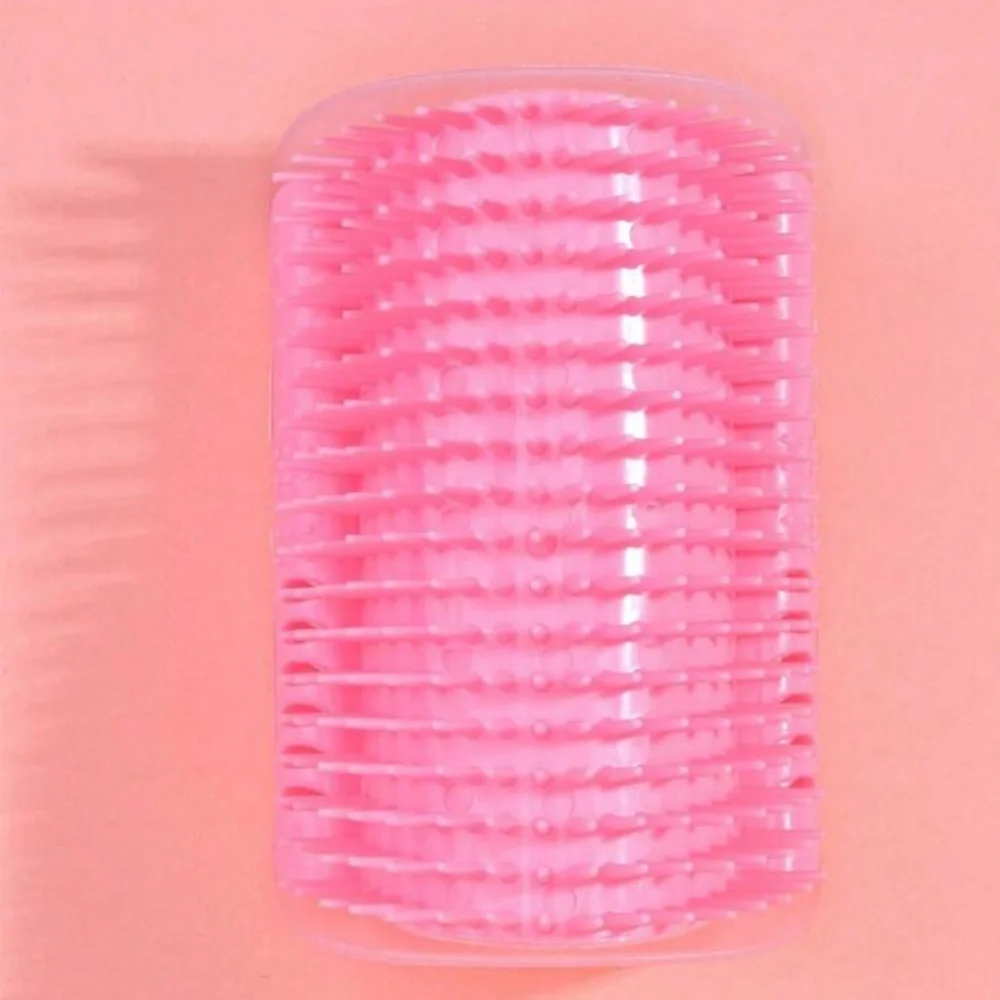 HP NWT Cat Self Groomer Wall Corner Massage Comb Brush Pink (OS)